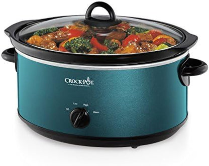 7 Quart Manual Slow Cooker – Turquoise - Curated Catalog R1