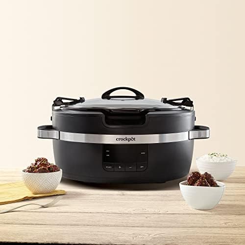 Thermoshield 6 Quart Slow Cooker with Carry Handles - Curated Catalog U3