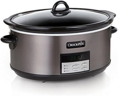 8 Quart Programmable Slow Cooker with Auto Warm - Curated Catalog Z6