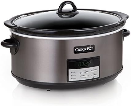 8 Quart Programmable Slow Cooker with Auto Warm - Curated Catalog Z6