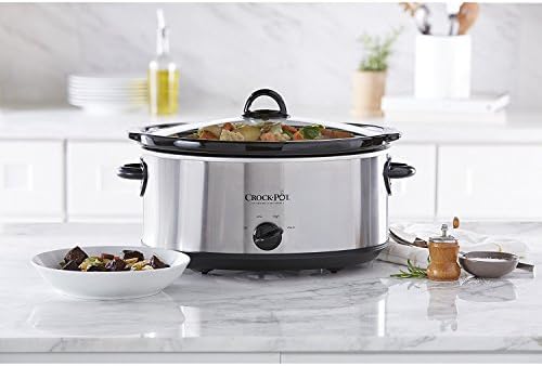 7 Quart Oval Manual Slow Cooker – Stainless Steel - Curated Catalog M0