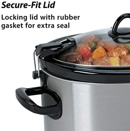 Cook & Carry 6 Quart Portable Slow Cooker - Curated Catalog N1