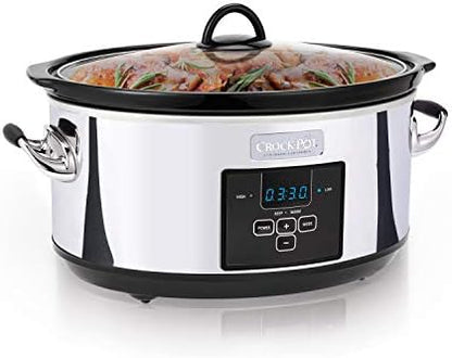 7 Quart Programmable Slow Cooker – Polished Platinum - Curated Catalog A7