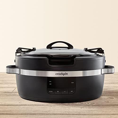 Thermoshield 6 Quart Slow Cooker with Carry Handles - Curated Catalog U3