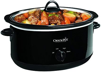 8 Quart Manual Slow Cooker – Black - Curated Catalog T5