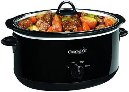 8 Quart Manual Slow Cooker – Black - Curated Catalog T5