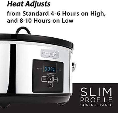 7 Quart Programmable Slow Cooker – Polished Platinum - Curated Catalog A7
