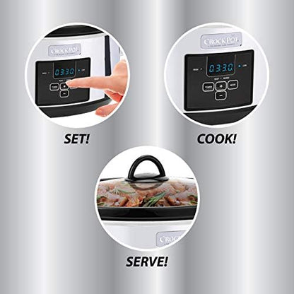 7 Quart Programmable Slow Cooker – Polished Platinum - Curated Catalog A7