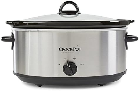 7 Quart Oval Manual Slow Cooker – Stainless Steel - Curated Catalog M0