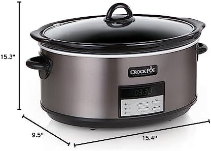 8 Quart Programmable Slow Cooker with Auto Warm - Curated Catalog Z6