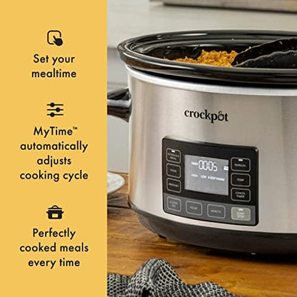 7 Quart Portable Programmable Slow Cooker with Timer - Curated Catalog Q8