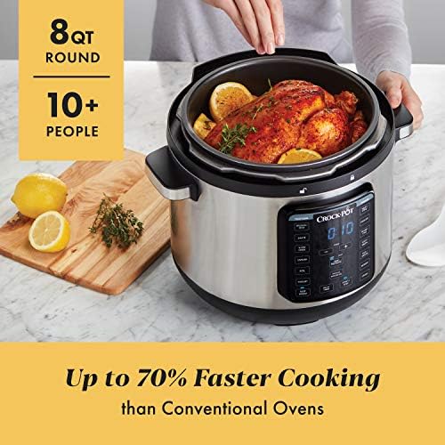 8 Quart Express Crock Multi-Use Pressure Cooker - Curated Catalog L8