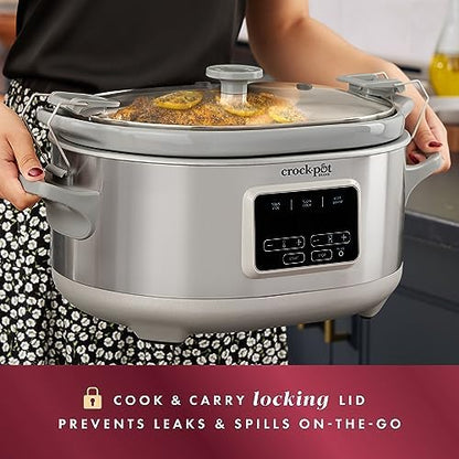 7 Quart Programmable Cook & Carry Slow Cooker - Curated Catalog R0