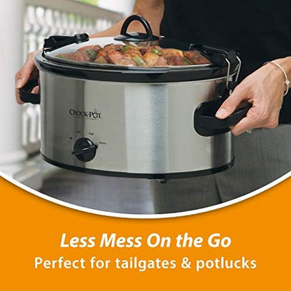 Cook & Carry 6 Quart Portable Slow Cooker - Curated Catalog N1