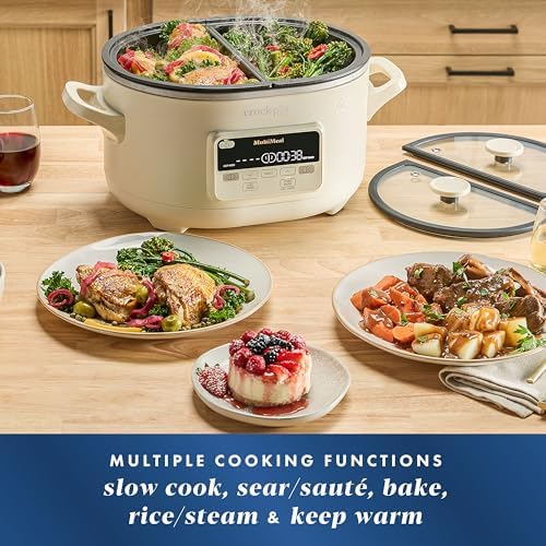 MultiMeal Multicooker with Programmable Slow Cooker - Curated Catalog U5