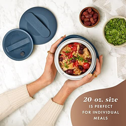 Electric Lunch Box Food Warmer 20oz – Faded Blue - Curated Catalog I4