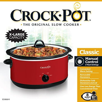 Express Crock 8 Quart Programmable Slow Cooker - Curated Catalog Y6