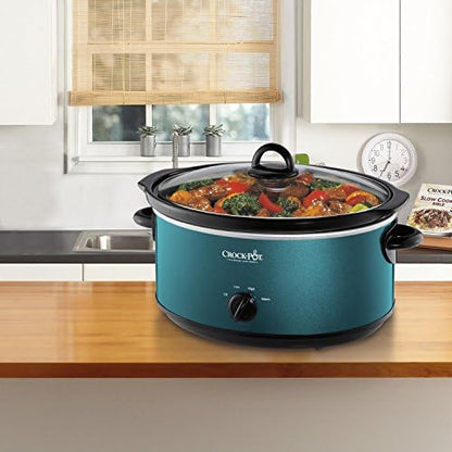 7 Quart Manual Slow Cooker – Turquoise - Curated Catalog R1