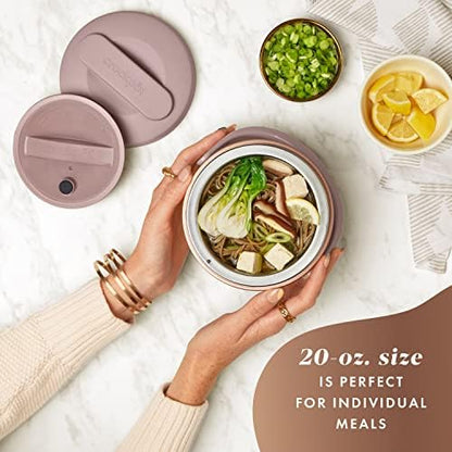 Electric Lunch Box Food Warmer 20oz – Blush Pink - Curated Catalog H4