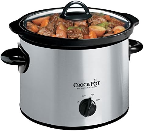 3 Quart Manual Slow Cooker – Silver - Curated Catalog I7