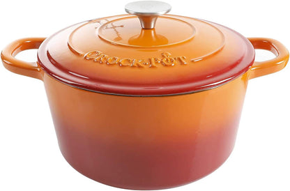 3 Quart Enameled Cast Iron Dutch Oven – Aqua - Curated Catalog X4