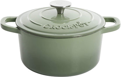 3 Quart Enameled Cast Iron Dutch Oven – Aqua - Curated Catalog X4