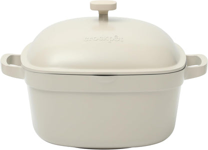 3 Quart Enameled Cast Iron Dutch Oven – Aqua - Curated Catalog X4
