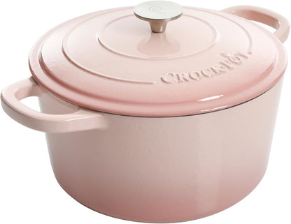 3 Quart Enameled Cast Iron Dutch Oven – Aqua - Curated Catalog X4