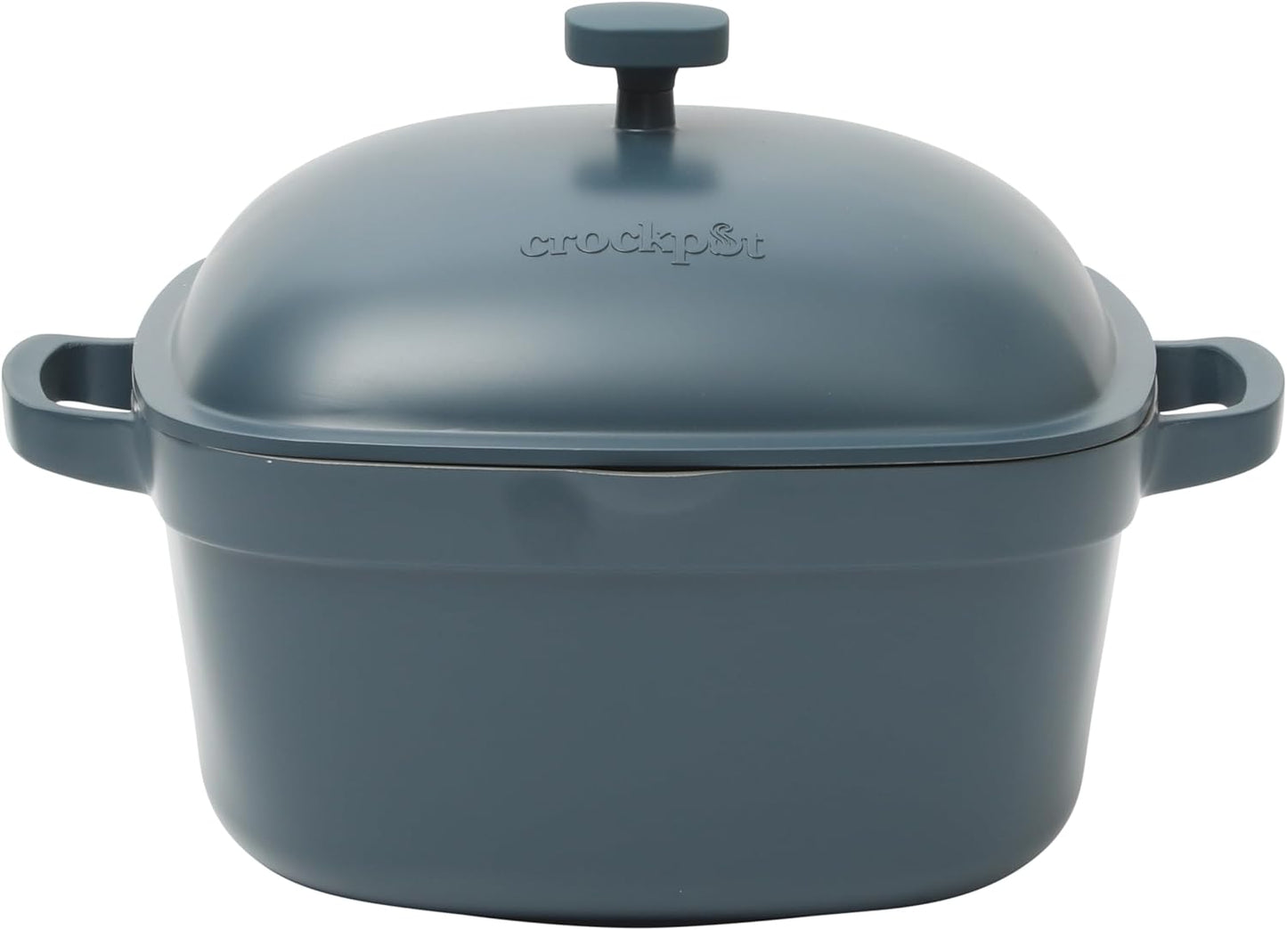 3 Quart Enameled Cast Iron Dutch Oven – Aqua - Curated Catalog X4