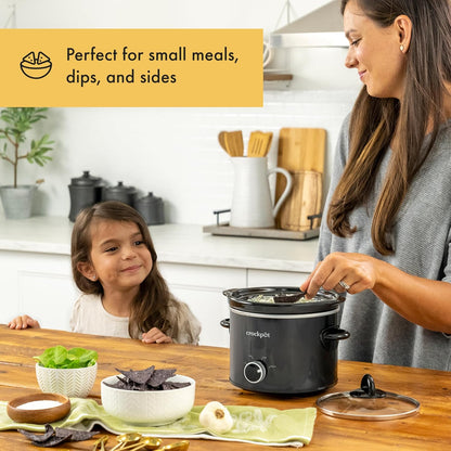 2 Quart Mini Slow Cooker – Classic Compact Cooker - Curated Catalog A4